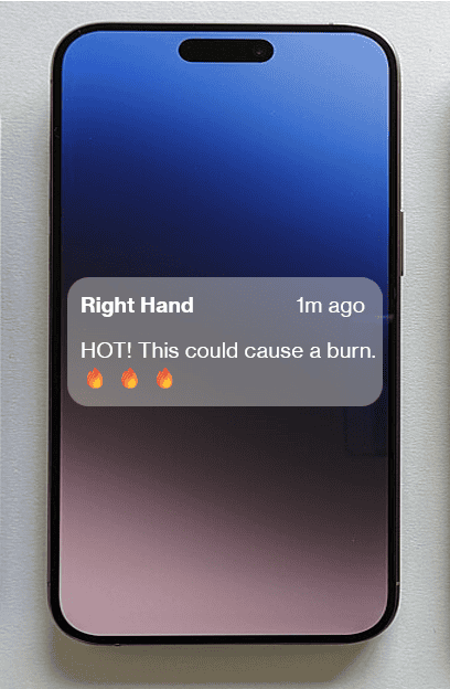 Pain signal, thermoreceptor